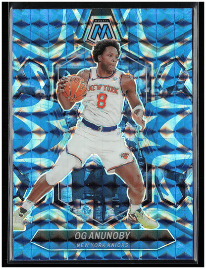 2023-24 Panini Mosaic #135 OG Anunoby Reactive Blue