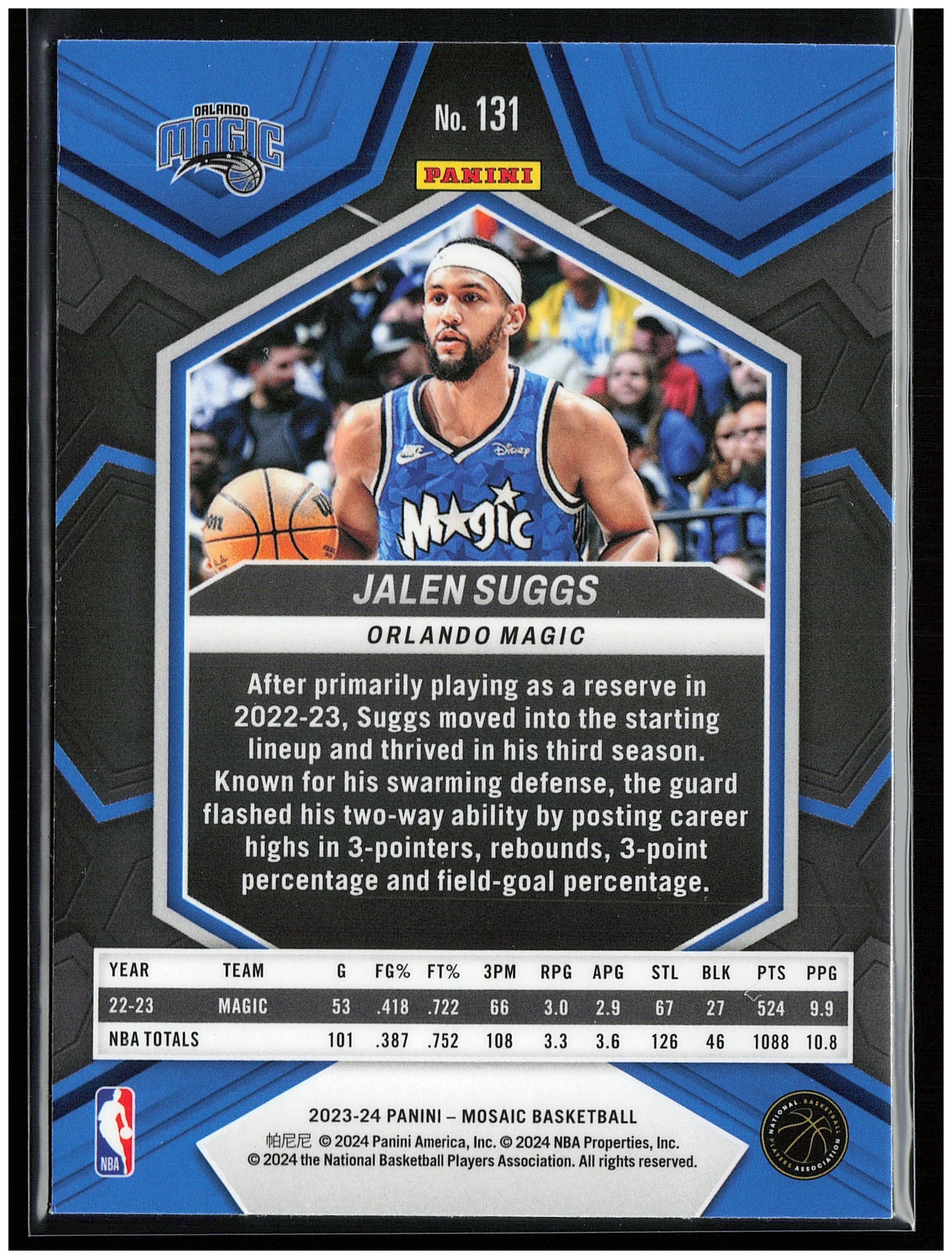 2023-24 Panini Mosaic #131 Jalen Suggs