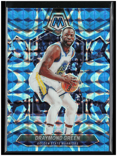 2023-24 Panini Mosaic #130 Draymond Green Reactive Blue