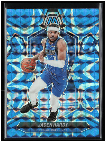 
2023-24 Panini Mosaic #132 Jaden Hardy Reactive Blue
