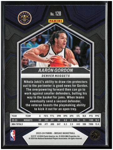 
2023-24 Panini Mosaic #128 Aaron Gordon