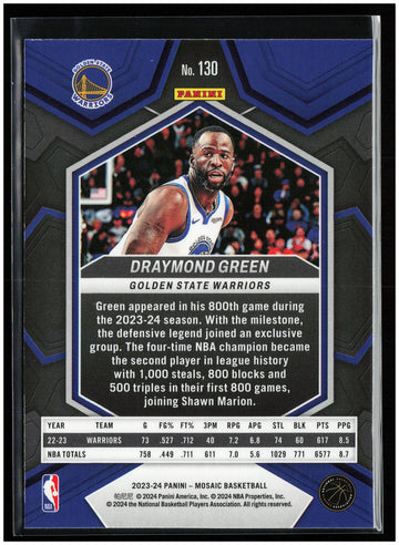 
2023-24 Panini Mosaic #130 Draymond Green