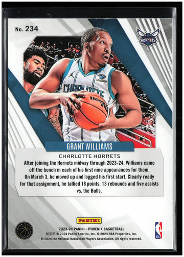
2023-24 Panini Phoenix #234 Grant Williams Phoenix Red Ice
