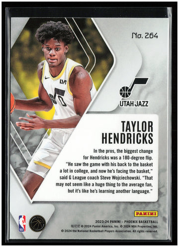 
2023-24 Panini Phoenix #264 Taylor Hendricks