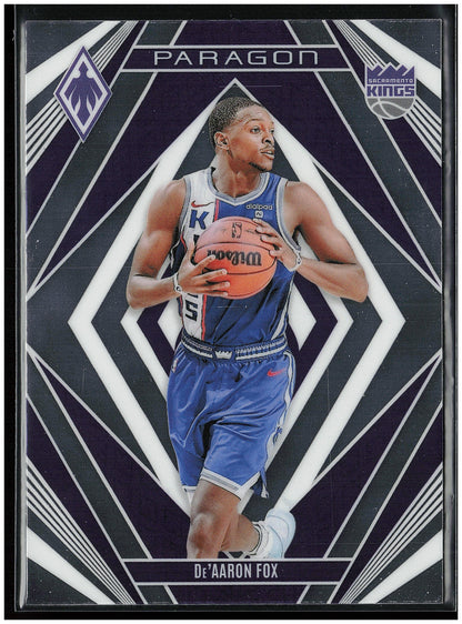 2023-24 Panini Phoenix #19 De'Aaron Fox Paragon