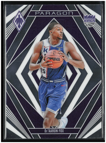 2023-24 Panini Phoenix #19 De'Aaron Fox Paragon