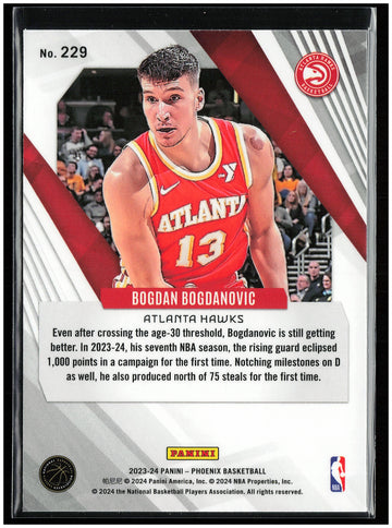 
2023-24 Panini Phoenix #229 Bogdan Bogdanovic