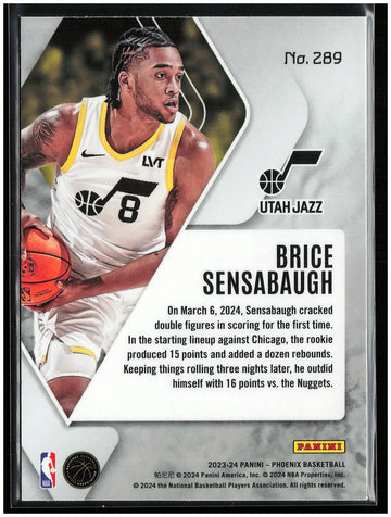 
2023-24 Panini Phoenix #289 Brice Sensabaugh
