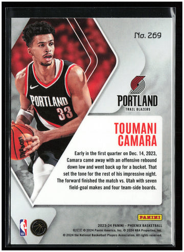 
2023-24 Panini Phoenix #269 Toumani Camara