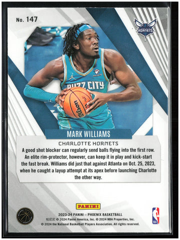 
2023-24 Panini Phoenix #147 Mark Williams Phoenix Red Ice