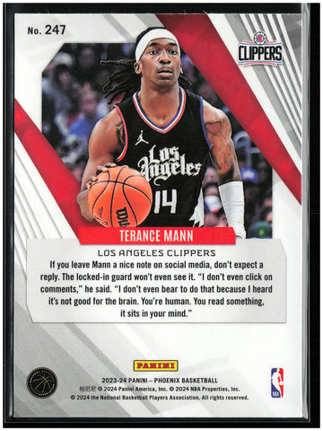 
2023-24 Panini Phoenix #247 Terance Mann Phoenix Red Ice
