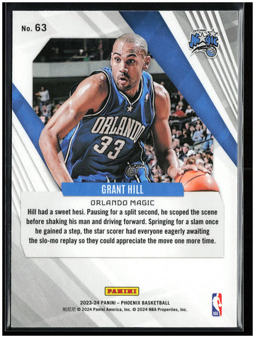 
2023-24 Panini Phoenix #63 Grant Hill Phoenix Red Ice