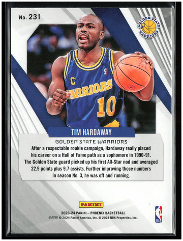
2023-24 Panini Phoenix #231 Tim Hardaway Phoenix Red Ice