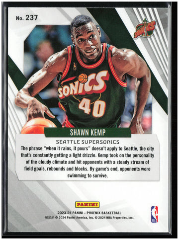 
2023-24 Panini Phoenix #237 Shawn Kemp Silver
