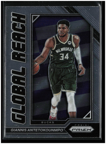 
2022-23 Panini Prizm #3 Giannis Antetokounmpo Global Reach
