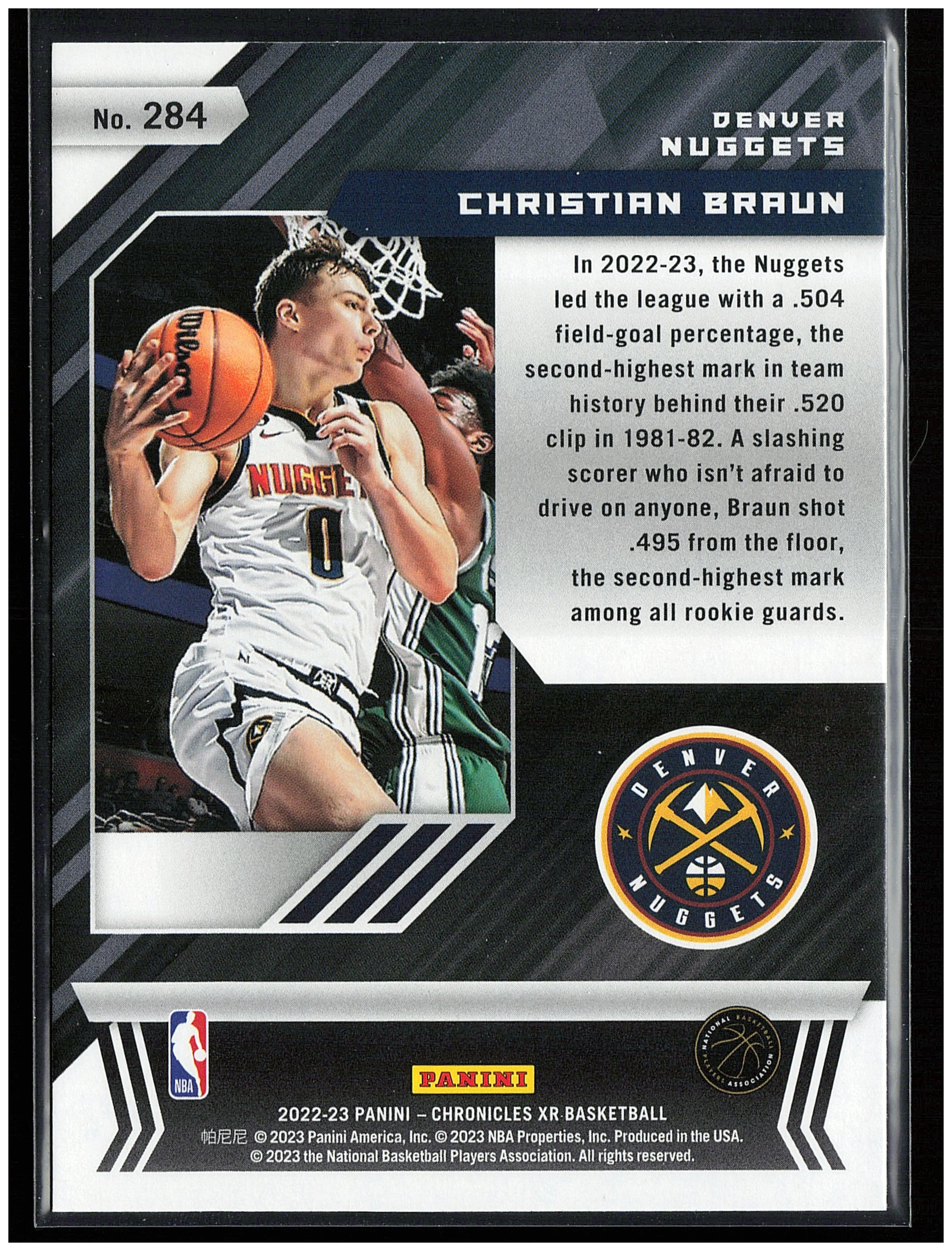 2022-23 Panini Chronicles #284 Christian Braun