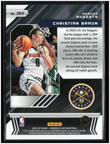 
2022-23 Panini Chronicles #284 Christian Braun