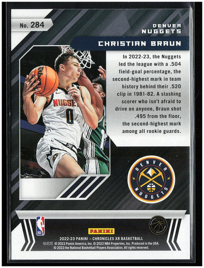 2022-23 Panini Chronicles #284 Christian Braun