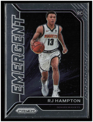 
2020-21 Panini Prizm #26 RJ Hampton Emergent