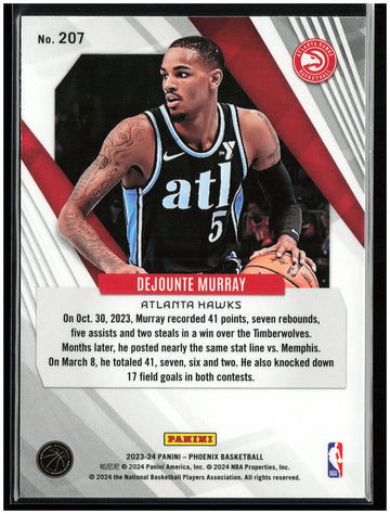 
2023-24 Panini Phoenix #207 Dejounte Murray