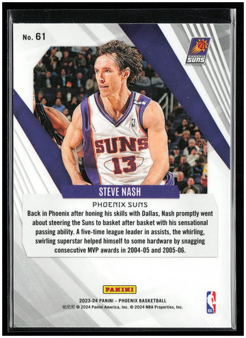 
2023-24 Panini Phoenix #61 Steve Nash