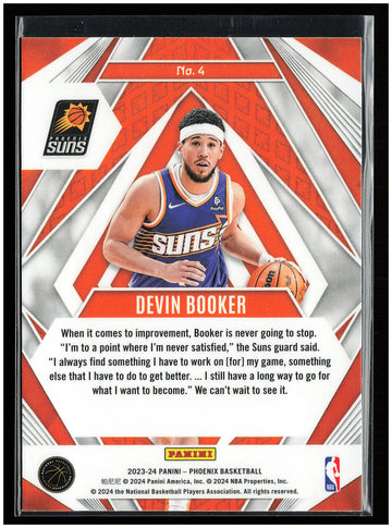 
2023-24 Panini Phoenix #4 Devin Booker Paragon