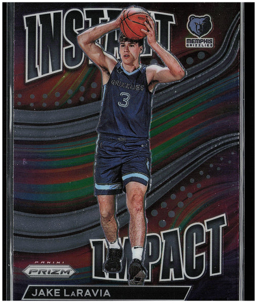 2022-23 Panini Prizm #17 Jake LaRavia Instant Impact