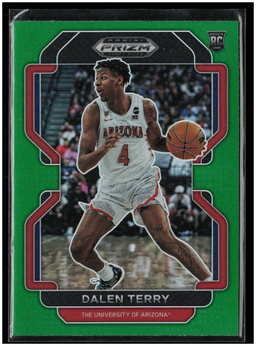 
2022 Panini Prizm Draft Picks #92 Dalen Terry Green