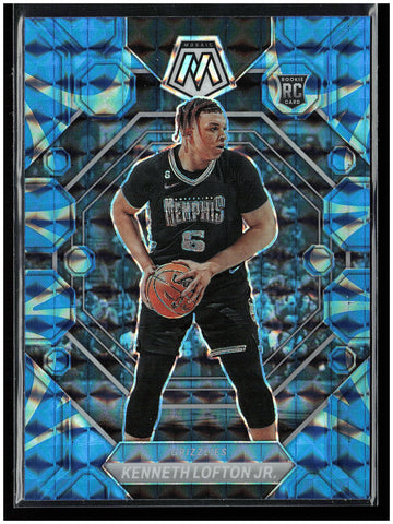 
2022-23 Panini Mosaic #250 Kenneth Lofton Jr. Reactive Blue