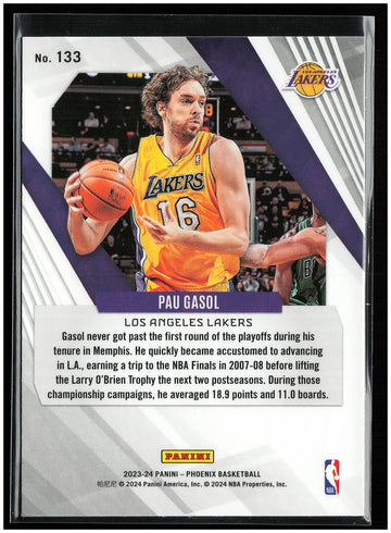 
2023-24 Panini Phoenix #133 Pau Gasol