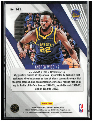 
2023-24 Panini Phoenix #141 Andrew Wiggins
