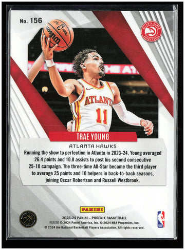 
2023-24 Panini Phoenix #156 Trae Young