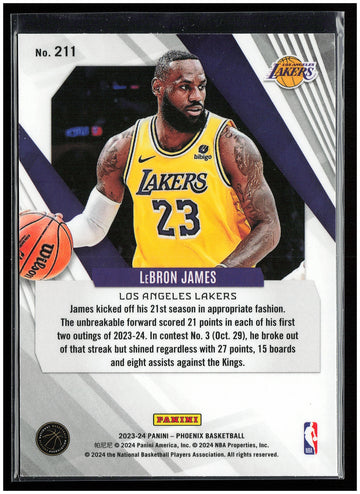 
2023-24 Panini Phoenix #211 LeBron James