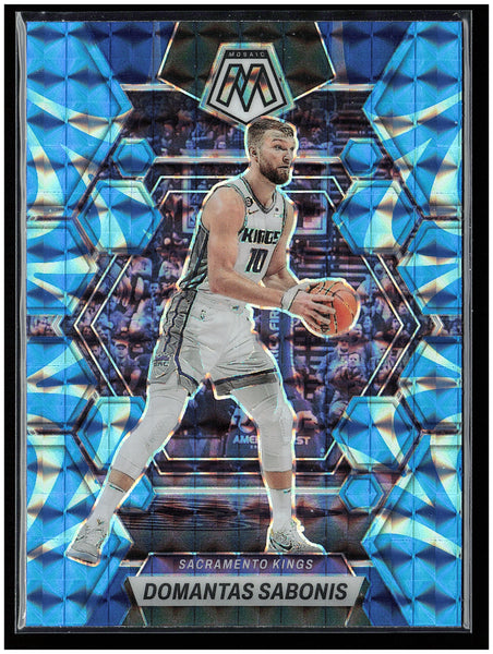 2022-23 Panini Mosaic #65 Domantas Sabonis Reactive Blue