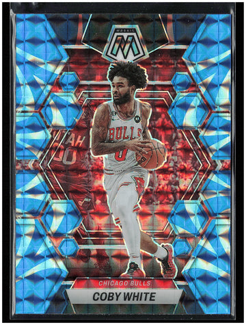 
2022-23 Panini Mosaic #64 Coby White Reactive Blue