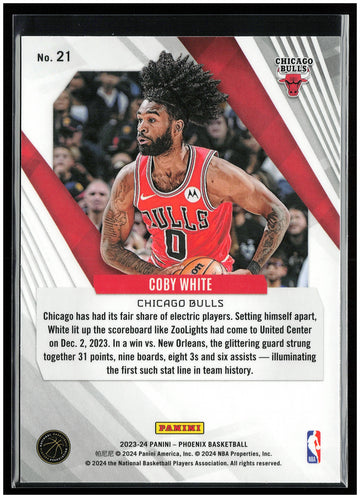 
2023-24 Panini Phoenix #21 Coby White