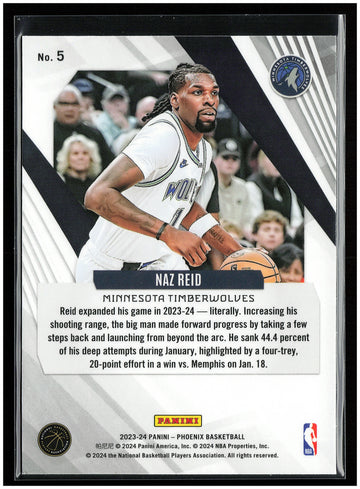 
2023-24 Panini Phoenix #5 Naz Reid