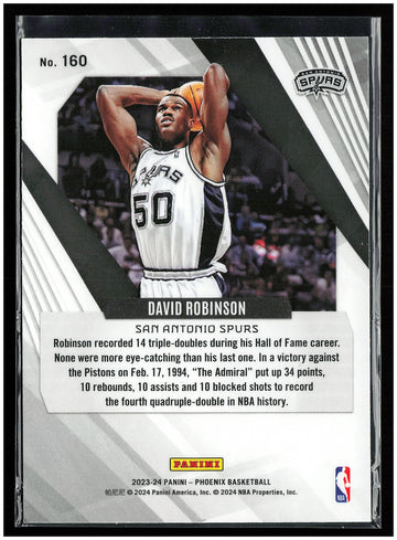 
2023-24 Panini Phoenix #160 David Robinson