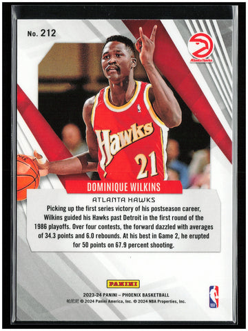 
2023-24 Panini Phoenix #212 Dominique Wilkins