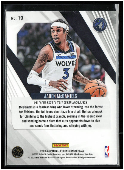 2023-24 Panini Phoenix #19 Jaden McDaniels
