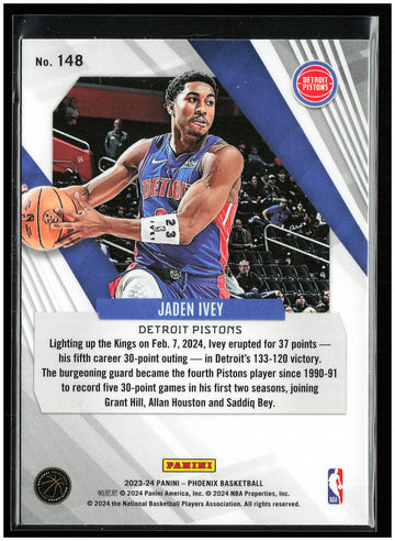 
2023-24 Panini Phoenix #148 Jaden Ivey