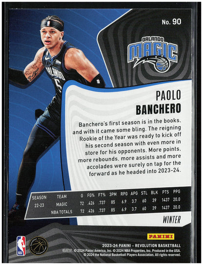 2023-24 Panini Revolution #90 Paolo Banchero Winter
