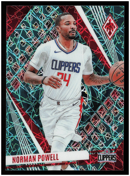 2023-24 Panini Phoenix #17 Norman Powell Phoenix Teal Lazer