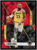 2023-24 Panini Phoenix #3 LeBron James Fade To Black Phoenix Red Ice