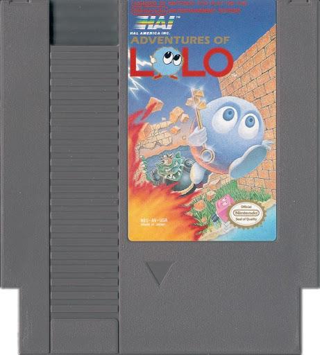 
Adventures of Lolo | NES | North America | physical media scan: Cartridge | PriceCharting