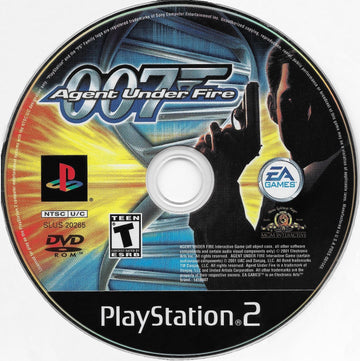 
007: Agent Under Fire | PlayStation 2 | North America | physical media scan: Disc | PriceCharting