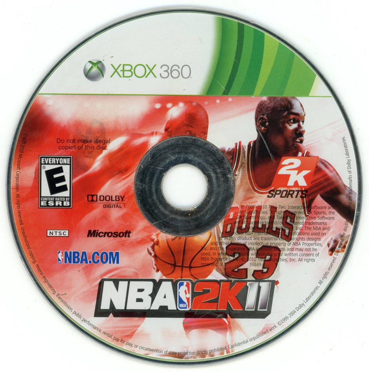
NBA 2K11 | Xbox 360 | North America | physical media scan: Disc | PriceCharting
