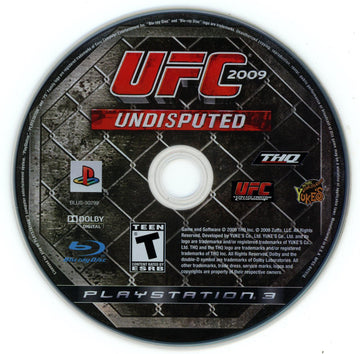 
UFC 2009 Undisputed | PlayStation 3 | North America | physical media scan: Disc | PriceCharting