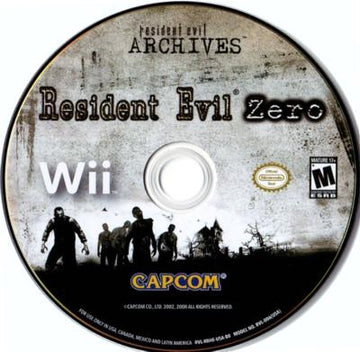 
Resident Evil Archives: Resident Evil Zero | Wii | North America | physical media scan: Disc | PriceCharting