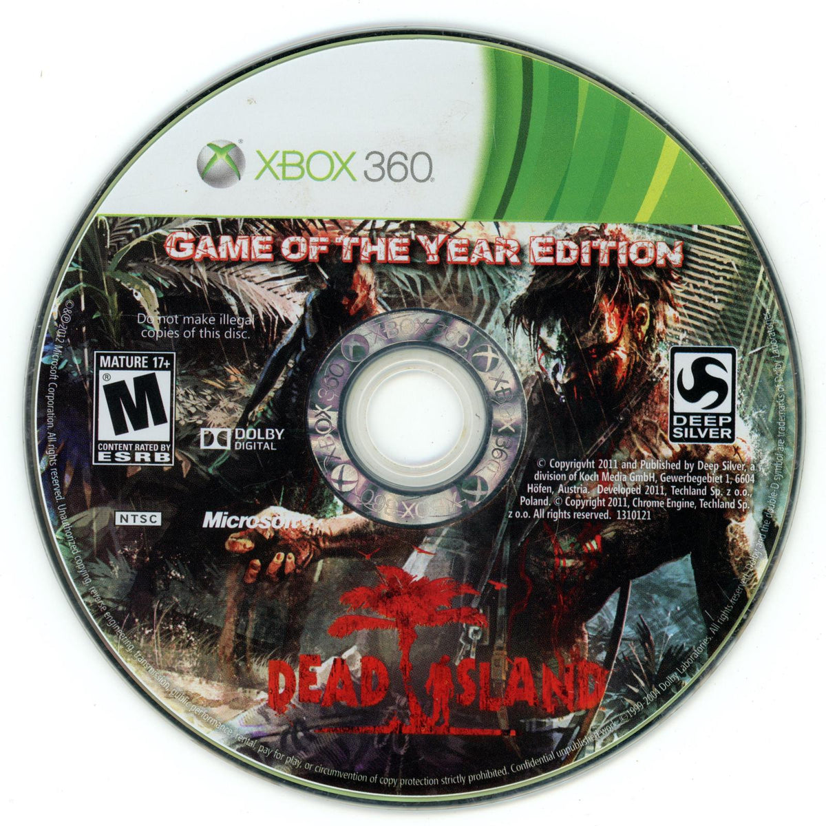 
Dead Island | Xbox 360 | North America | physical media scan: Disc | PriceCharting